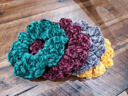 Scrunchies - Handcrafted - Hand Crocheted