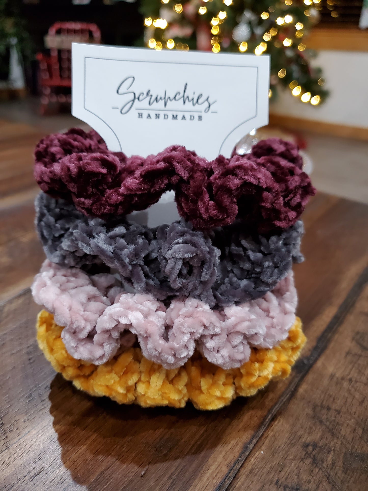 Scrunchies - Handcrafted - Hand Crocheted