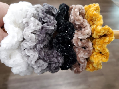 Scrunchies - Handcrafted - Hand Crocheted