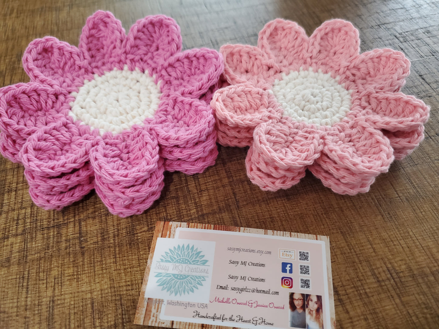 Daisy Coasters (set of 4)