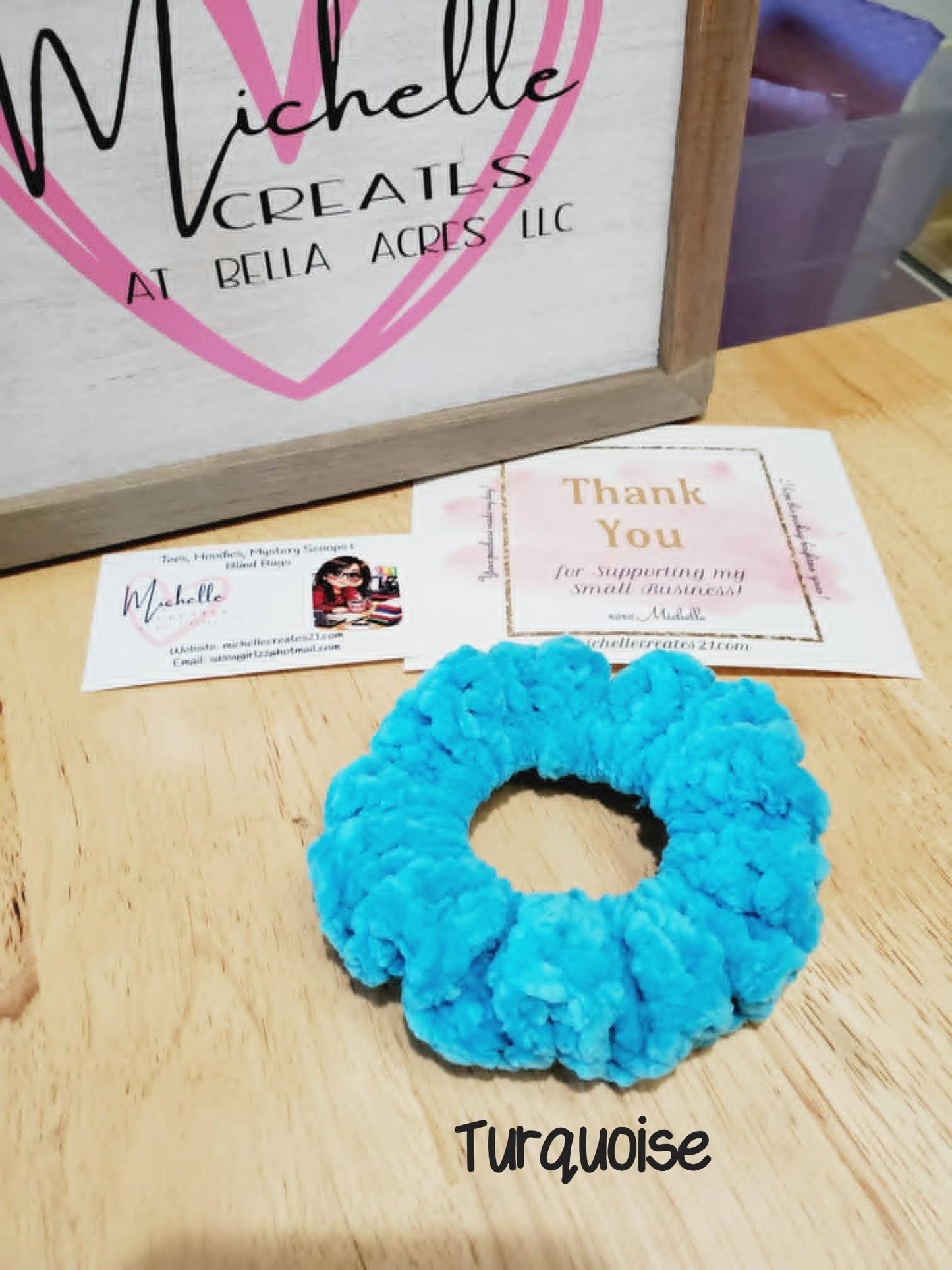 Scrunchies - Handcrafted - Hand Crocheted