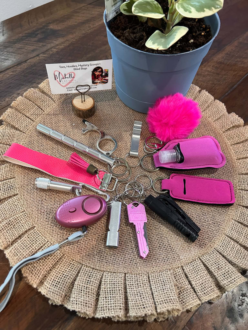 Safety Keychain – Michelle Creates @ Bella Acres LLC