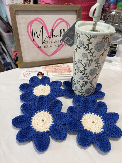 Daisy Coasters (set of 4)