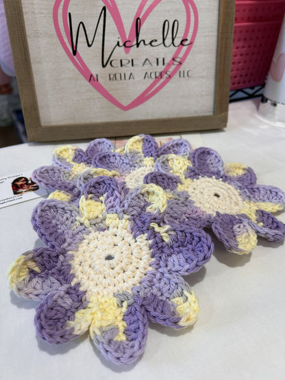 Daisy Coasters (set of 4)