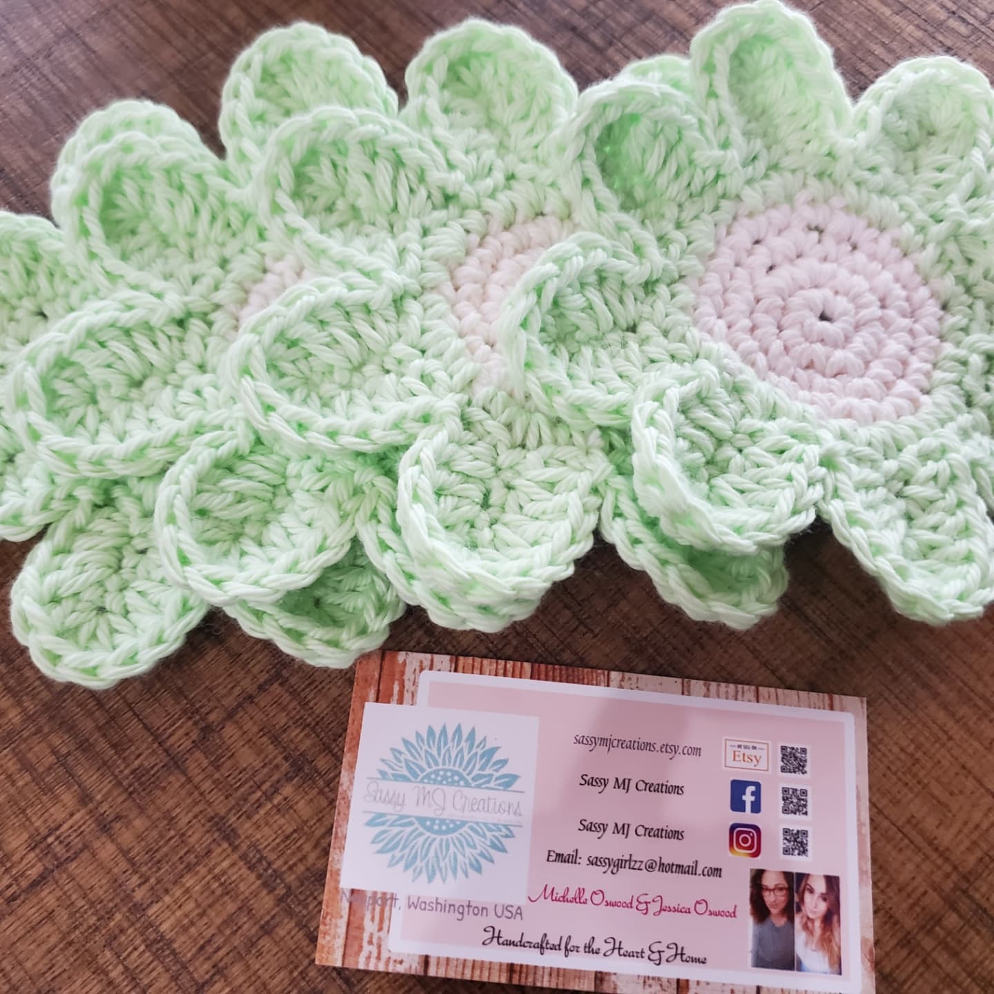 Daisy Coasters (set of 4)