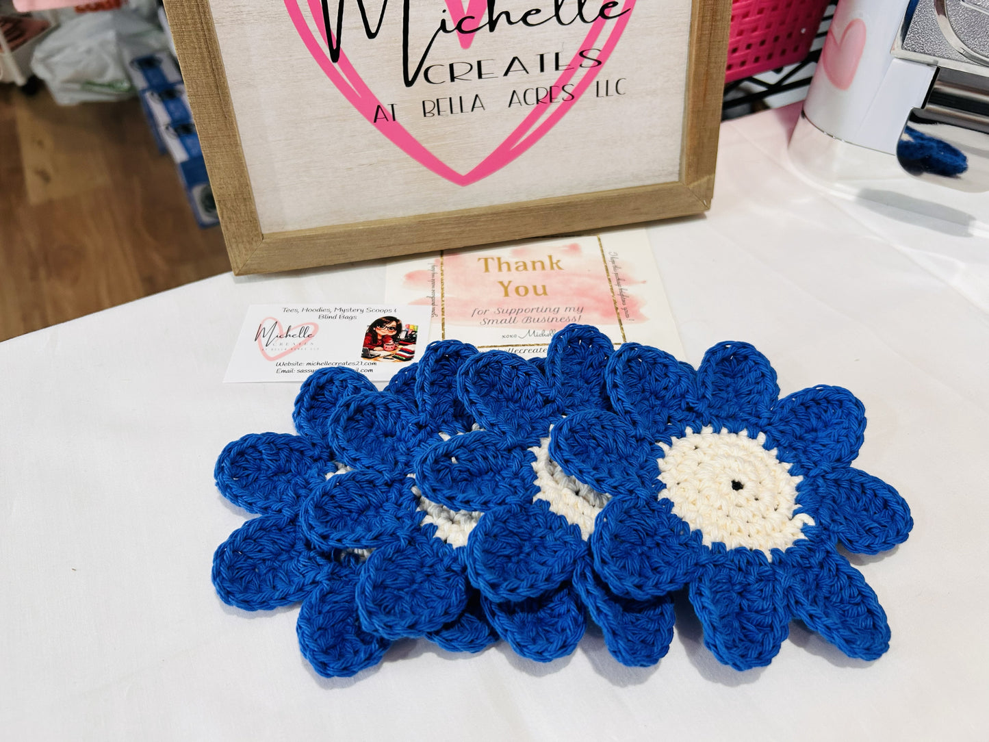Daisy Coasters (set of 4)
