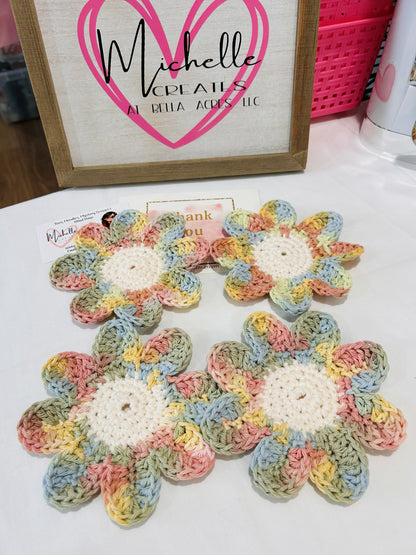 Daisy Coasters (set of 4)