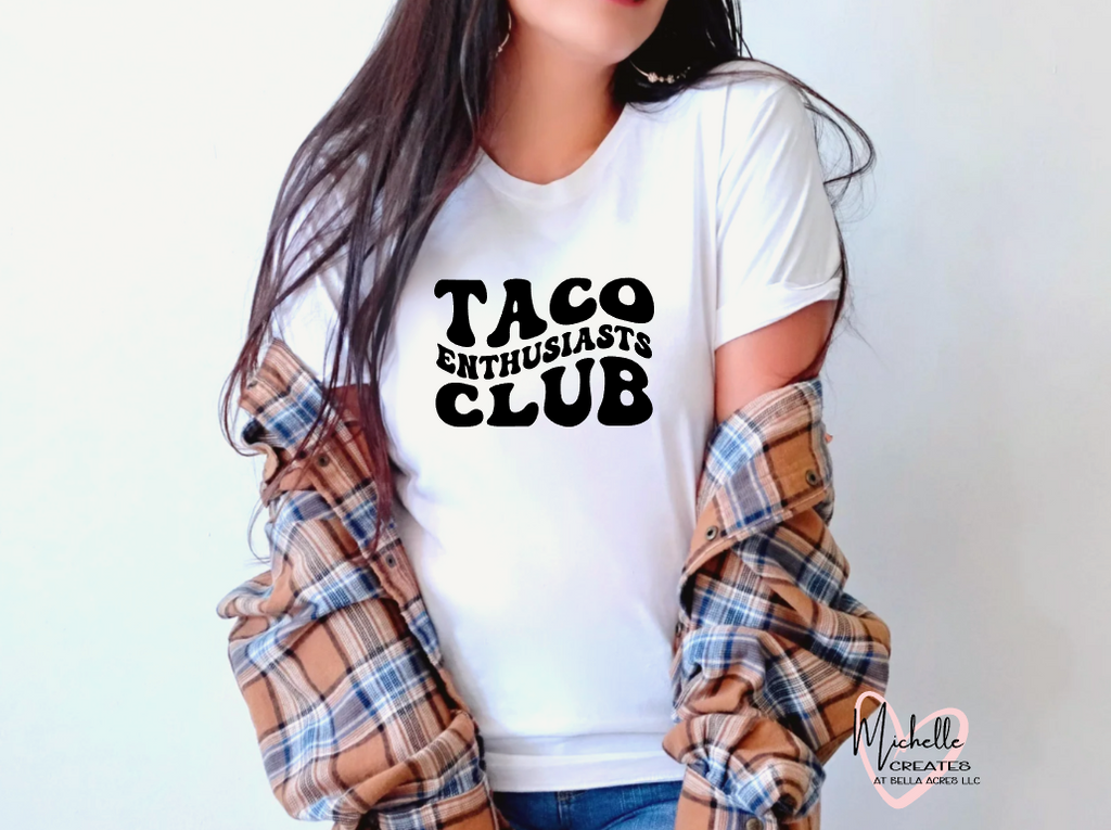 Taco Enthusiasts Club T-shirt - Adult