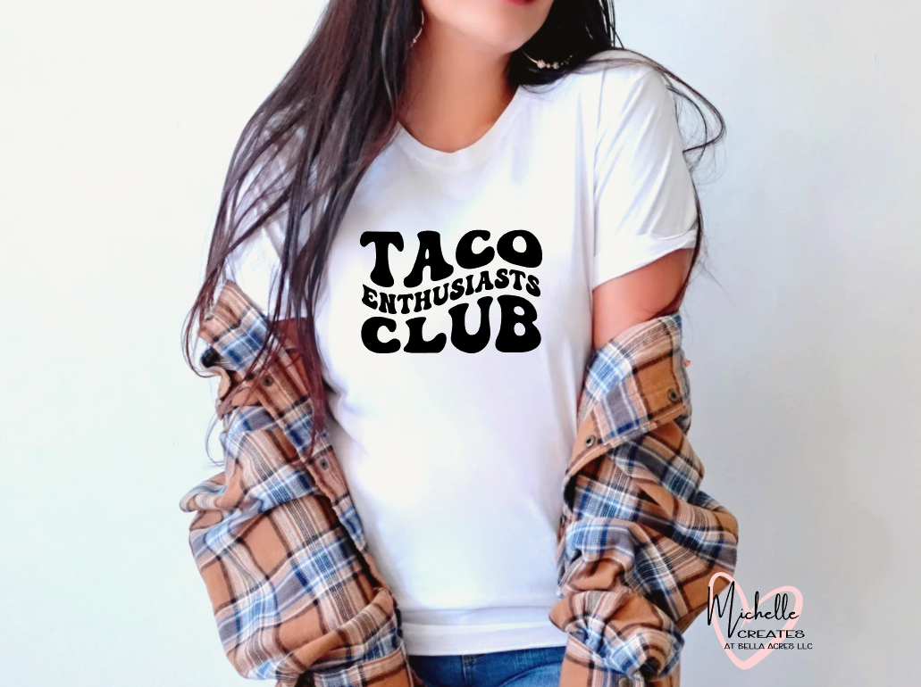 Taco Enthusiasts Club T-shirt - Adult