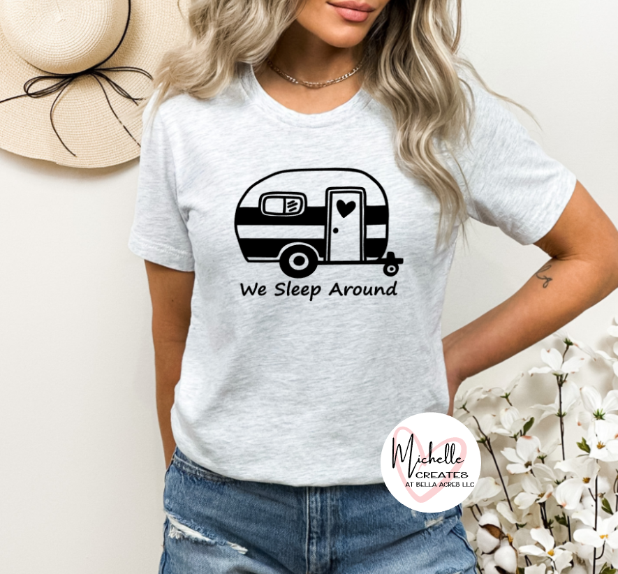 We sleep around T-shirt - Adult