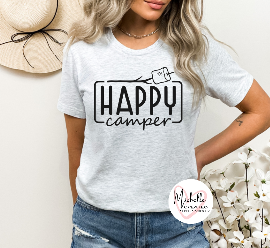 Happy Camper T-shirt - Adult