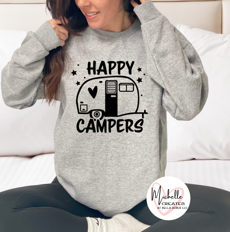 Happy Campers Sweatshirt - Adult