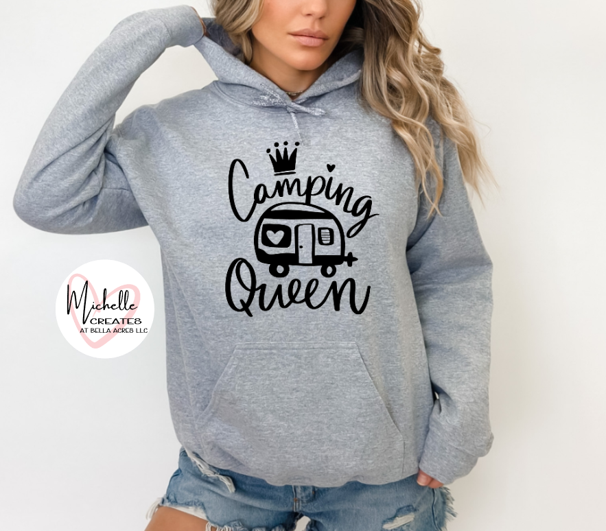 Camping Queen Hoodie - Adult